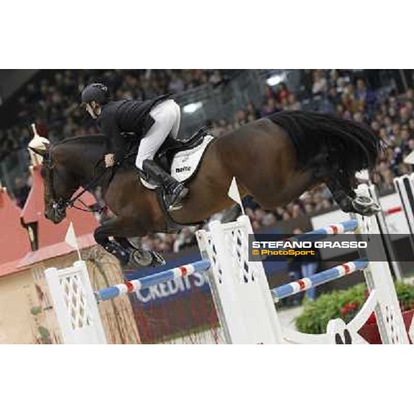 Marcus Ehning and Copin Van De Broy Top 10 Rolex IJRC Geneve,7th dec.2012 ph.IJRC/StefanoGrasso