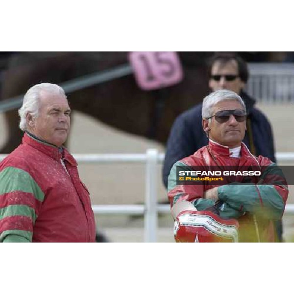 Jan Nordin and Mauro Biasuzzi Milano, San Siro racetrack 25th april 2005 ph. Stefano Grasso