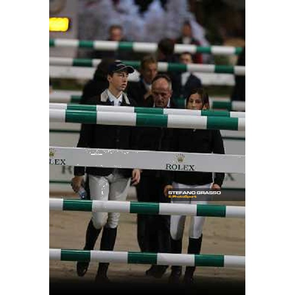 Martin Fuchs and Janika Sprunger Grand Prix Rolex Rolex Fei World Cup Geneve,9th dec.2012 ph.IJRC/StefanoGrasso