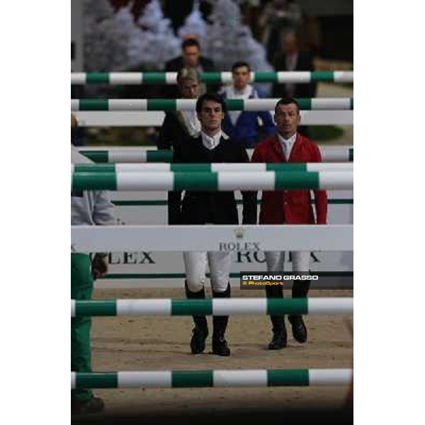 Sergio Alvarez Moya and Pius Schwizer Grand Prix Rolex Rolex Fei World Cup Geneve,9th dec.2012 ph.IJRC/StefanoGrasso