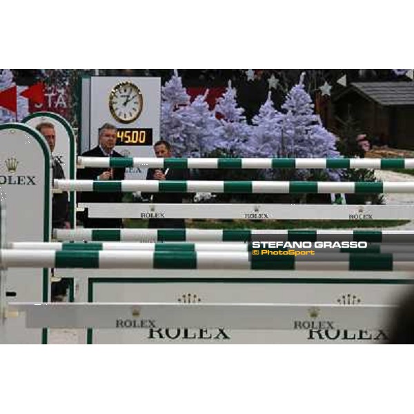 Alban Poudret and Eric Lamaze Grand Prix Rolex Rolex Fei World Cup Geneve,9th dec.2012 ph.IJRC/StefanoGrasso
