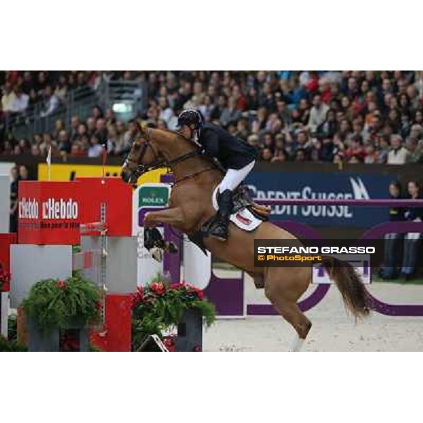 William Funnell on Billy Angelo Grand Prix Rolex Rolex Fei World Cup Geneve,9th dec.2012 ph.IJRC/StefanoGrasso
