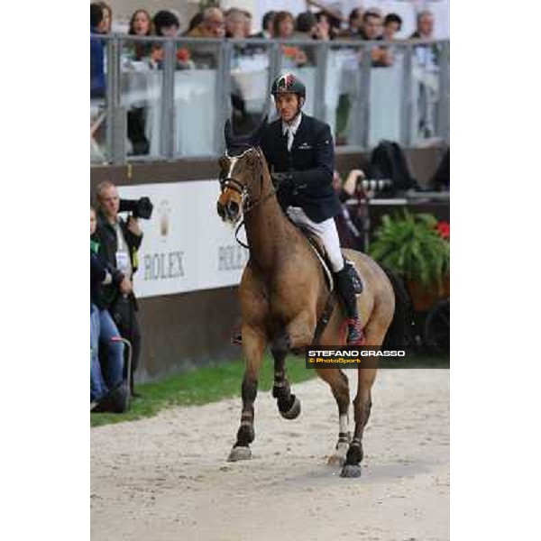 Luca Maria Moneta on Neptune Brecourt Grand Prix Rolex Rolex Fei World Cup Geneve,9th dec.2012 ph.IJRC/StefanoGrasso
