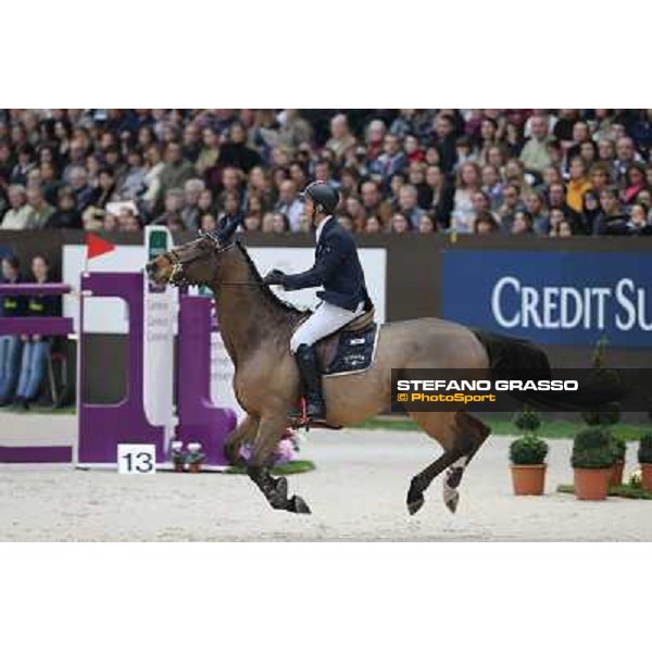 Luca Maria Moneta on Neptune Brecourt Grand Prix Rolex Rolex Fei World Cup Geneve,9th dec.2012 ph.IJRC/StefanoGrasso