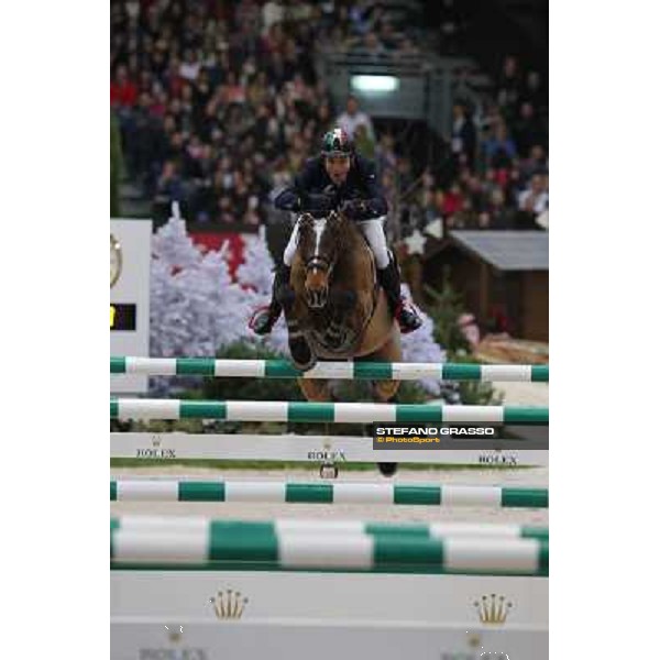 Luca Maria Moneta on Neptune Brecourt Grand Prix Rolex Rolex Fei World Cup Geneve,9th dec.2012 ph.IJRC/StefanoGrasso
