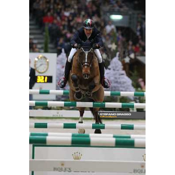 Luca Maria Moneta on Neptune Brecourt Grand Prix Rolex Rolex Fei World Cup Geneve,9th dec.2012 ph.IJRC/StefanoGrasso