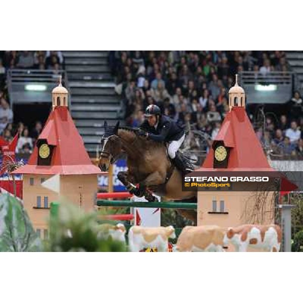 Luca Maria Moneta on Neptune Brecourt Grand Prix Rolex Rolex Fei World Cup Geneve,9th dec.2012 ph.IJRC/StefanoGrasso