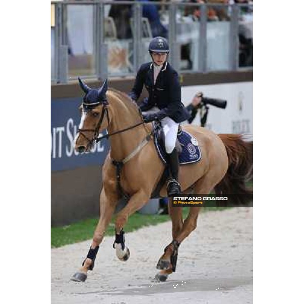 Christina Liebherr on L.B.Callas Sitte Z Grand Prix Rolex Rolex Fei World Cup Geneve,9th dec.2012 ph.IJRC/StefanoGrasso