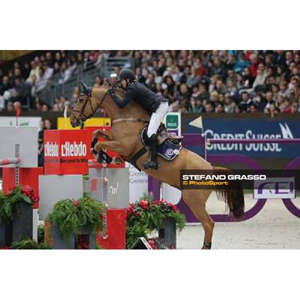 Christina Liebherr on L.B.Callas Sitte Z Grand Prix Rolex Rolex Fei World Cup Geneve,9th dec.2012 ph.IJRC/StefanoGrasso