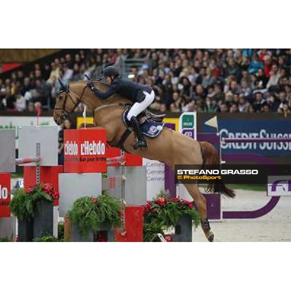 Christina Liebherr on L.B.Callas Sitte Z Grand Prix Rolex Rolex Fei World Cup Geneve,9th dec.2012 ph.IJRC/StefanoGrasso