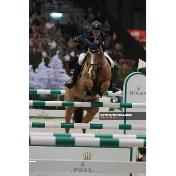 Christina Liebherr on L.B.Callas Sitte Z Grand Prix Rolex Rolex Fei World Cup Geneve,9th dec.2012 ph.IJRC/StefanoGrasso
