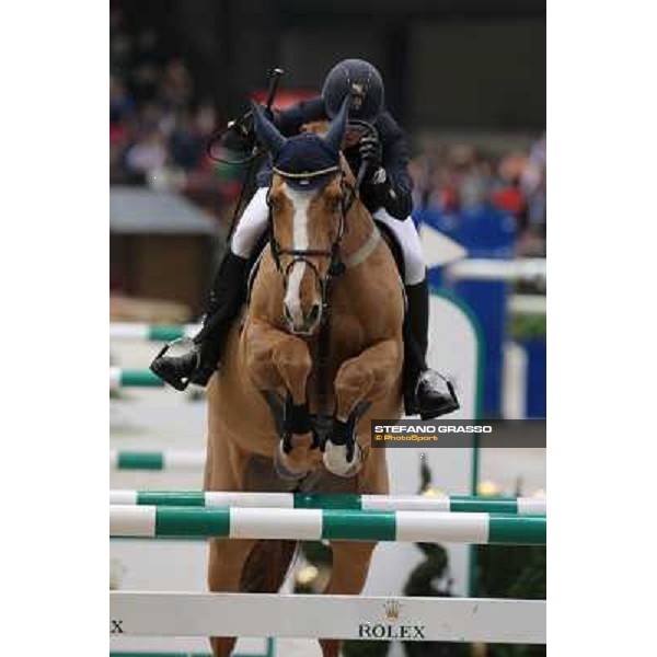 Christina Liebherr on L.B.Callas Sitte Z Grand Prix Rolex Rolex Fei World Cup Geneve,9th dec.2012 ph.IJRC/StefanoGrasso
