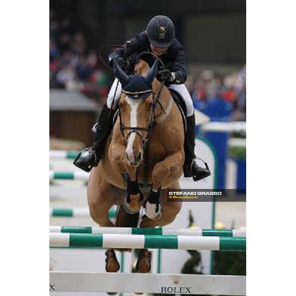 Christina Liebherr on L.B.Callas Sitte Z Grand Prix Rolex Rolex Fei World Cup Geneve,9th dec.2012 ph.IJRC/StefanoGrasso