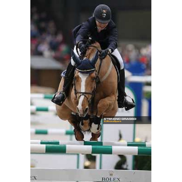 Christina Liebherr on L.B.Callas Sitte Z Grand Prix Rolex Rolex Fei World Cup Geneve,9th dec.2012 ph.IJRC/StefanoGrasso
