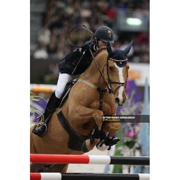 Christina Liebherr on L.B.Callas Sitte Z Grand Prix Rolex Rolex Fei World Cup Geneve,9th dec.2012 ph.IJRC/StefanoGrasso