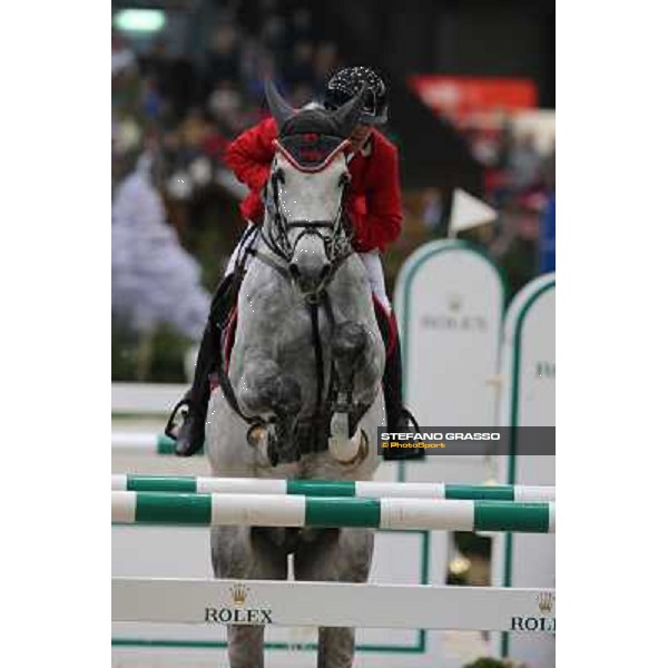 Arthur Da Silva on Luis della Caccia Grand Prix Rolex Rolex Fei World Cup Geneve,9th dec.2012 ph.IJRC/StefanoGrasso