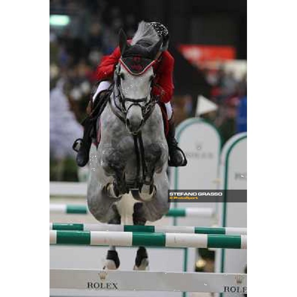 Arthur Da Silva on Luis della Caccia Grand Prix Rolex Rolex Fei World Cup Geneve,9th dec.2012 ph.IJRC/StefanoGrasso