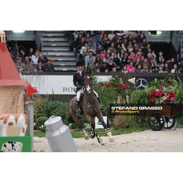 Luciana Diniz on Lennox Grand Prix Rolex Rolex Fei World Cup Geneve,9th dec.2012 ph.IJRC/StefanoGrasso