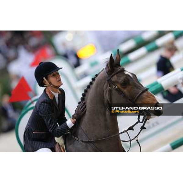 Luciana Diniz on Lennox Grand Prix Rolex Rolex Fei World Cup Geneve,9th dec.2012 ph.IJRC/StefanoGrasso