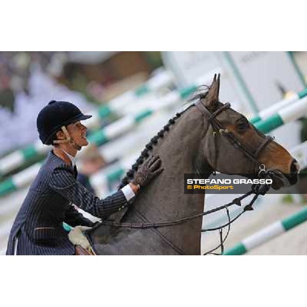Luciana Diniz on Lennox Grand Prix Rolex Rolex Fei World Cup Geneve,9th dec.2012 ph.IJRC/StefanoGrasso