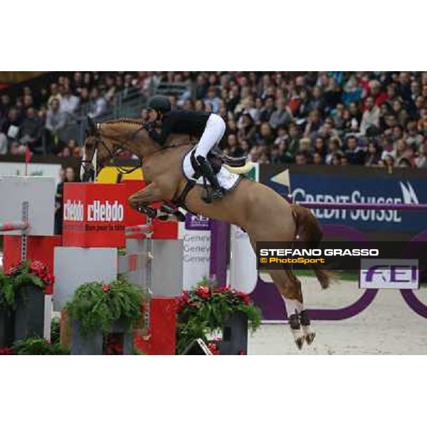 Janika Sprunger on Palloubet d\'Halong Grand Prix Rolex Rolex Fei World Cup Geneve,9th dec.2012 ph.IJRC/StefanoGrasso
