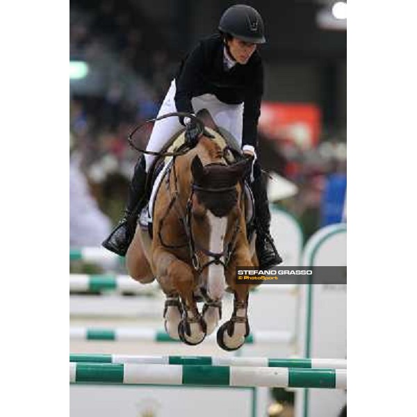 Janika Sprunger on Palloubet d\'Halong Grand Prix Rolex Rolex Fei World Cup Geneve,9th dec.2012 ph.IJRC/StefanoGrasso