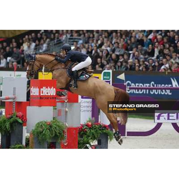 Eugenie Angot on Old Chap Tame Grand Prix Rolex Rolex Fei World Cup Geneve,9th dec.2012 ph.IJRC/StefanoGrasso