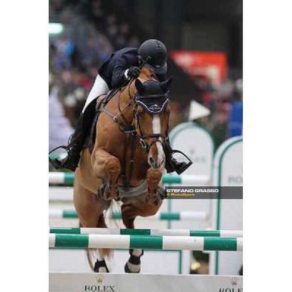 Eugenie Angot on Old Chap Tame Grand Prix Rolex Rolex Fei World Cup Geneve,9th dec.2012 ph.IJRC/StefanoGrasso