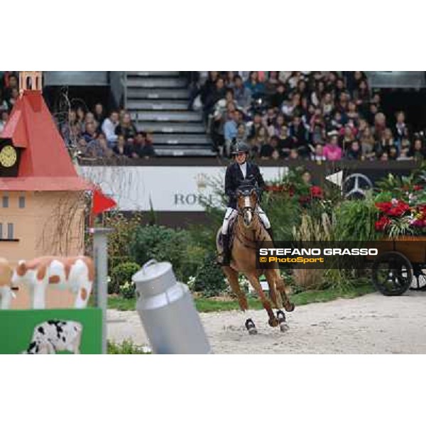 Eugenie Angot on Old Chap Tame Grand Prix Rolex Rolex Fei World Cup Geneve,9th dec.2012 ph.IJRC/StefanoGrasso