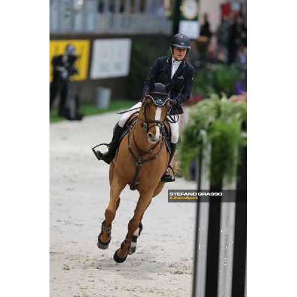 Eugenie Angot on Old Chap Tame Grand Prix Rolex Rolex Fei World Cup Geneve,9th dec.2012 ph.IJRC/StefanoGrasso
