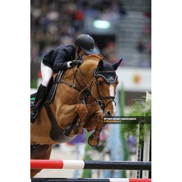 Eugenie Angot on Old Chap Tame Grand Prix Rolex Rolex Fei World Cup Geneve,9th dec.2012 ph.IJRC/StefanoGrasso