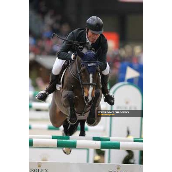 Jeroen Dubbeldam on BMC Utascha SFN Grand Prix Rolex Rolex Fei World Cup Geneve,9th dec.2012 ph.IJRC/StefanoGrasso
