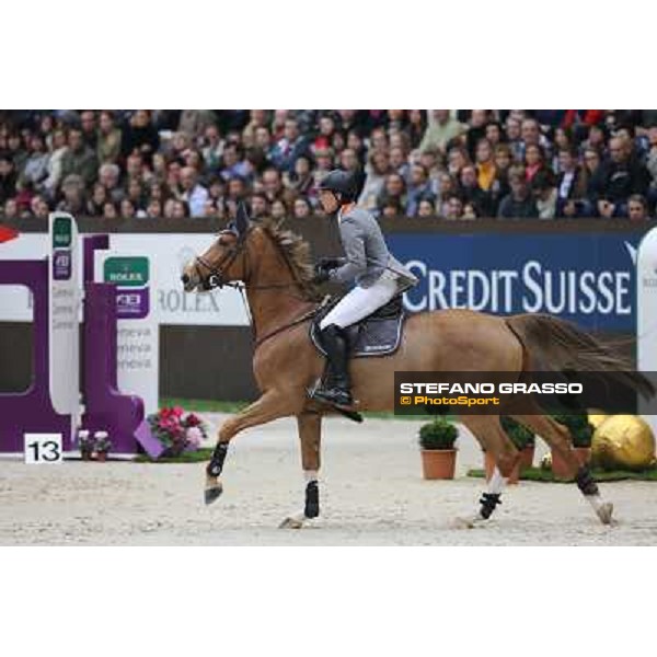 Henrik Von Eckermann on Gotha FRH Grand Prix Rolex Rolex Fei World Cup Geneve,9th dec.2012 ph.IJRC/StefanoGrasso