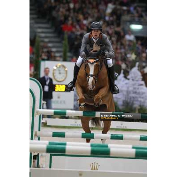 Henrik Von Eckermann on Gotha FRH Grand Prix Rolex Rolex Fei World Cup Geneve,9th dec.2012 ph.IJRC/StefanoGrasso