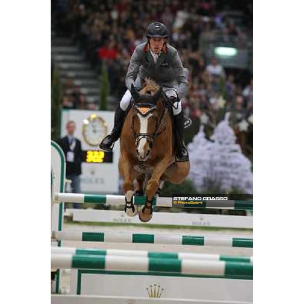 Henrik Von Eckermann on Gotha FRH Grand Prix Rolex Rolex Fei World Cup Geneve,9th dec.2012 ph.IJRC/StefanoGrasso