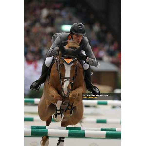 Henrik Von Eckermann on Gotha FRH Grand Prix Rolex Rolex Fei World Cup Geneve,9th dec.2012 ph.IJRC/StefanoGrasso