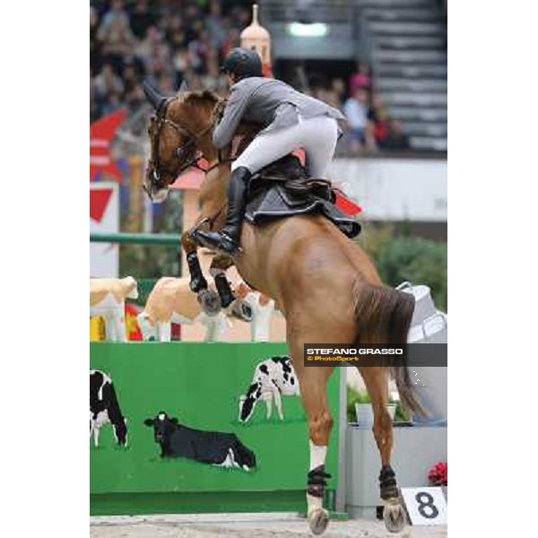 Henrik Von Eckermann on Gotha FRH Grand Prix Rolex Rolex Fei World Cup Geneve,9th dec.2012 ph.IJRC/StefanoGrasso