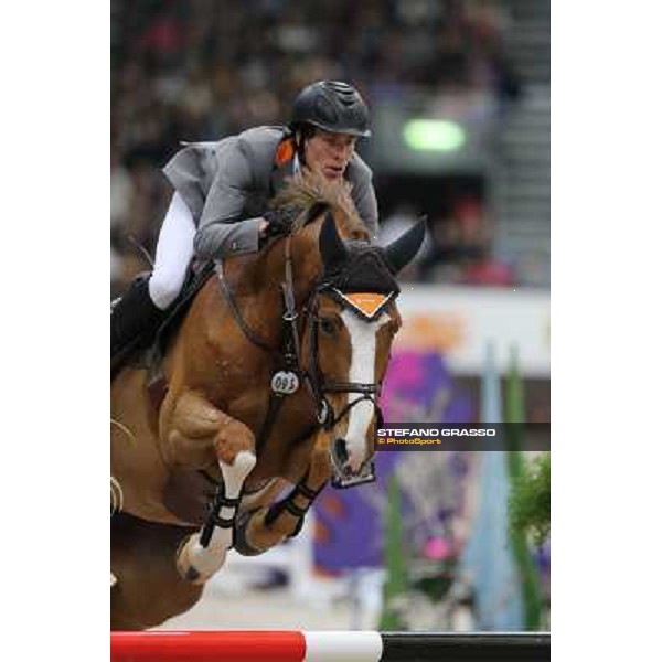 Henrik Von Eckermann on Gotha FRH Grand Prix Rolex Rolex Fei World Cup Geneve,9th dec.2012 ph.IJRC/StefanoGrasso