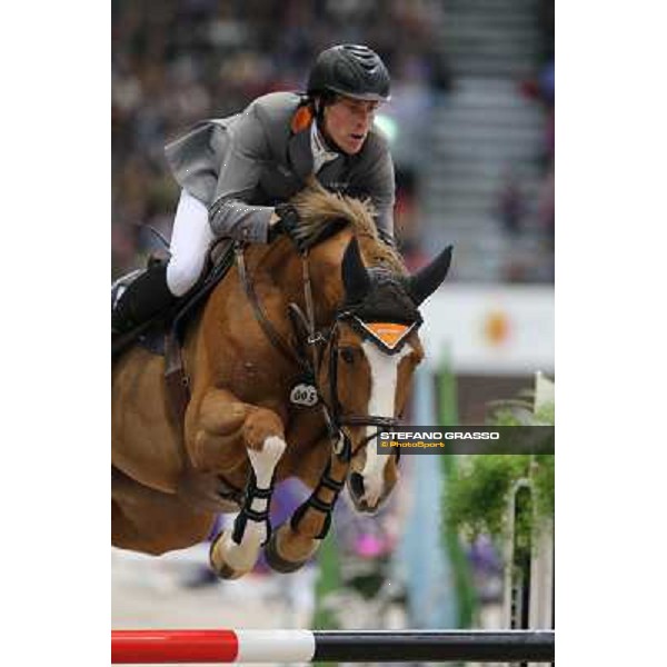 Henrik Von Eckermann on Gotha FRH Grand Prix Rolex Rolex Fei World Cup Geneve,9th dec.2012 ph.IJRC/StefanoGrasso