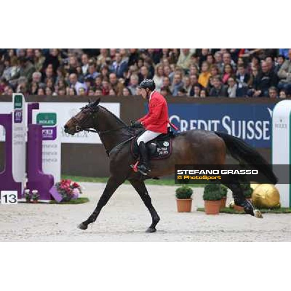 Hans-Dieter Dreher on Magnus Romeo Grand Prix Rolex Rolex Fei World Cup Geneve,9th dec.2012 ph.IJRC/StefanoGrasso