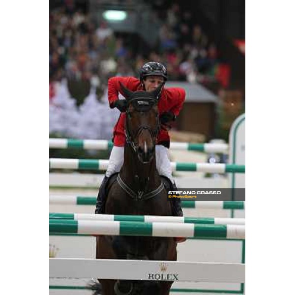 Hans-Dieter Dreher on Magnus Romeo Grand Prix Rolex Rolex Fei World Cup Geneve,9th dec.2012 ph.IJRC/StefanoGrasso