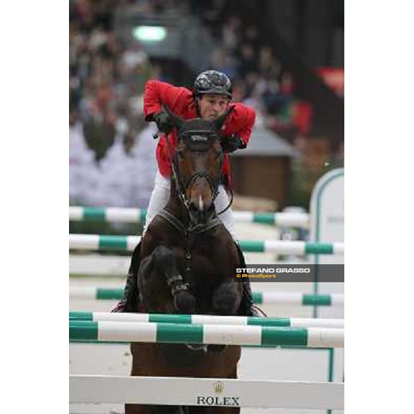 Hans-Dieter Dreher on Magnus Romeo Grand Prix Rolex Rolex Fei World Cup Geneve,9th dec.2012 ph.IJRC/StefanoGrasso