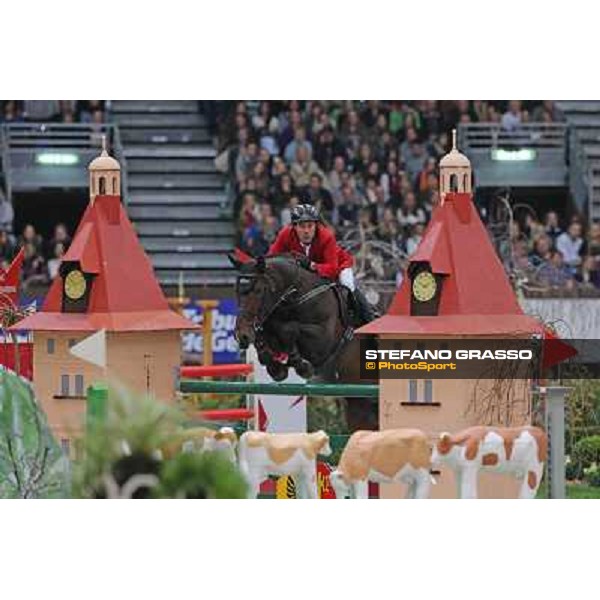 Hans-Dieter Dreher on Magnus Romeo Grand Prix Rolex Rolex Fei World Cup Geneve,9th dec.2012 ph.IJRC/StefanoGrasso
