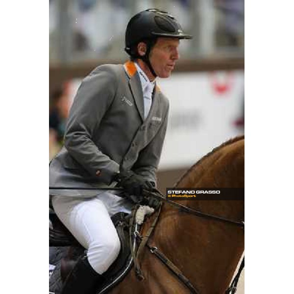 Ludger Beerbaum on Zinedine Grand Prix Rolex Rolex Fei World Cup Geneve,9th dec.2012 ph.IJRC/StefanoGrasso