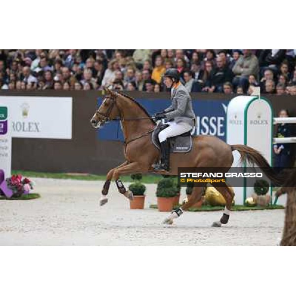 Ludger Beerbaum on Zinedine Grand Prix Rolex Rolex Fei World Cup Geneve,9th dec.2012 ph.IJRC/StefanoGrasso