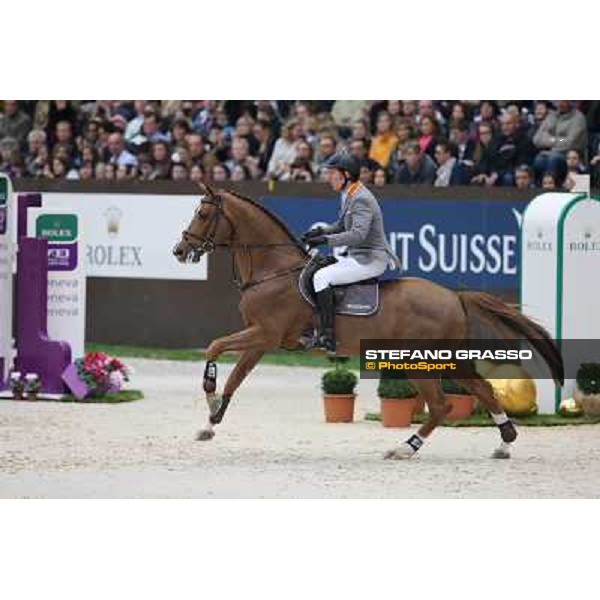 Ludger Beerbaum on Zinedine Grand Prix Rolex Rolex Fei World Cup Geneve,9th dec.2012 ph.IJRC/StefanoGrasso