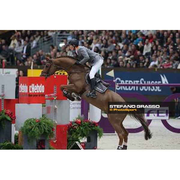 Ludger Beerbaum on Zinedine Grand Prix Rolex Rolex Fei World Cup Geneve,9th dec.2012 ph.IJRC/StefanoGrasso
