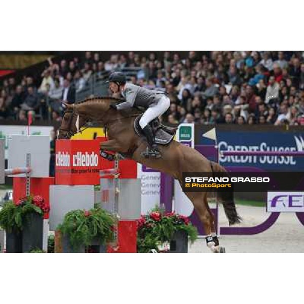 Ludger Beerbaum on Zinedine Grand Prix Rolex Rolex Fei World Cup Geneve,9th dec.2012 ph.IJRC/StefanoGrasso