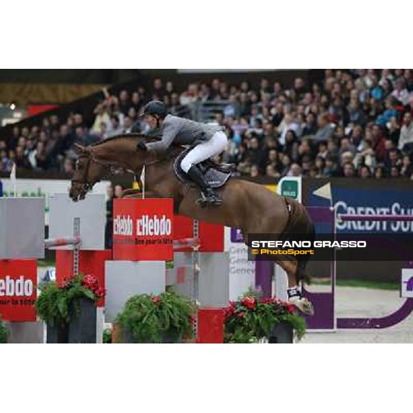 Ludger Beerbaum on Zinedine Grand Prix Rolex Rolex Fei World Cup Geneve,9th dec.2012 ph.IJRC/StefanoGrasso