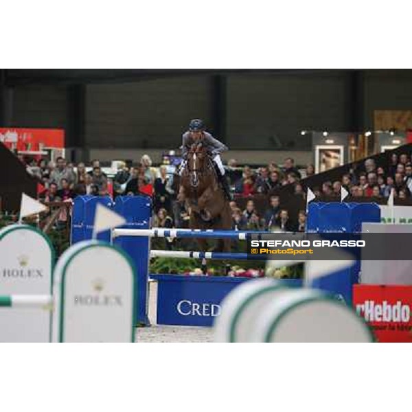 Ludger Beerbaum on Zinedine Grand Prix Rolex Rolex Fei World Cup Geneve,9th dec.2012 ph.IJRC/StefanoGrasso